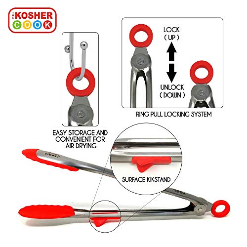 12" Locking Tongs - Meat 4