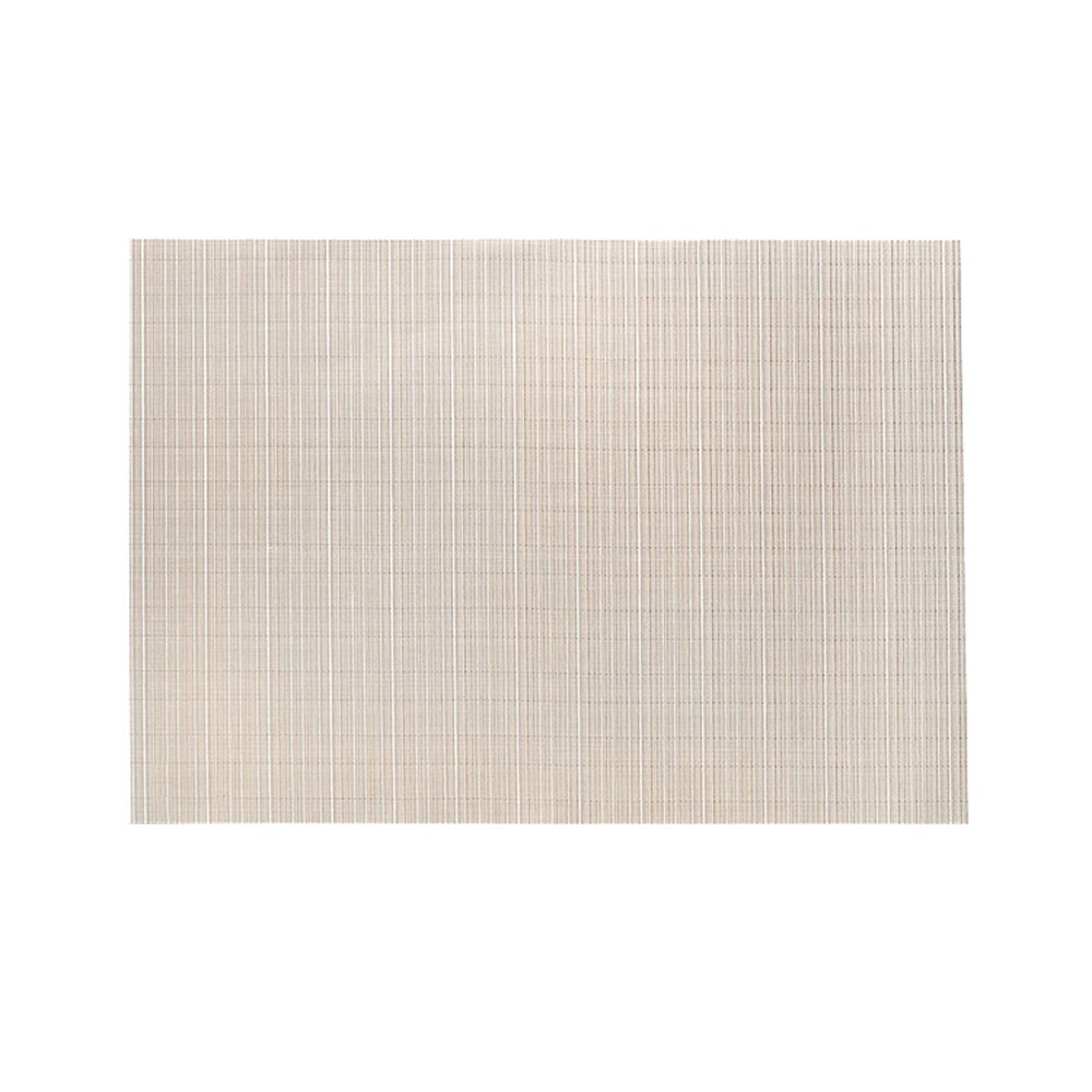 Linnea Rib Vinyl Placemat Champagne