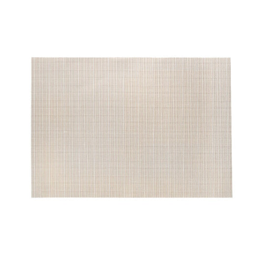 Linnea Rib Vinyl Placemat Champagne