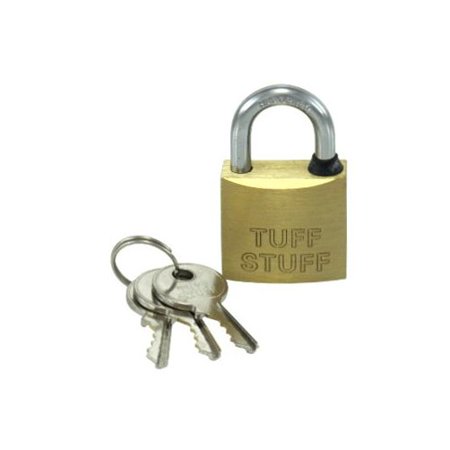 BRASS PADLOCK 1-1/4" KD CARDED