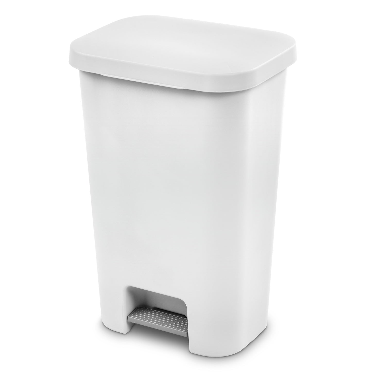 STEP ON CAN-48qt-24"-WHITE