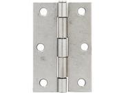 3" Utility Hinge With Screws - Dull Chrome