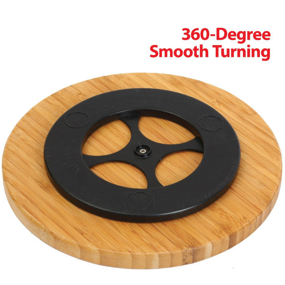 14'' Bamboo Turntable 3
