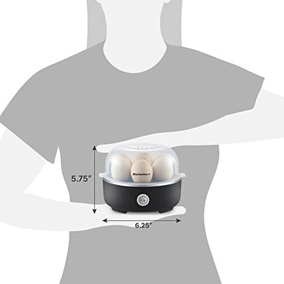 Elite Gourmet Easy Egg Cooker Electric 7-Egg Capacity