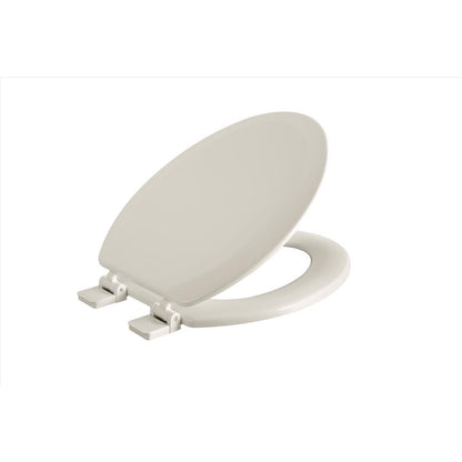 Oakbrook Collection Laurel Elongated Bone Wood Toilet Seat