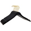 16.5'' Extra Slim Wooden Hangers 5 Pk. (Black) 1