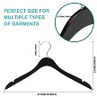 16.5'' Extra Slim Wooden Hangers 5 Pk. (Black) 3