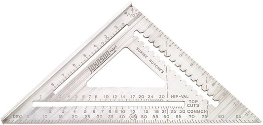 12" CONTRACTOR ALUM. RAFTER SQUARE W/MANUAL