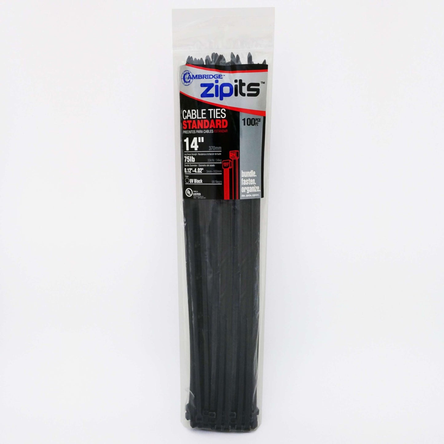 Cable Ties (Black, 14'')