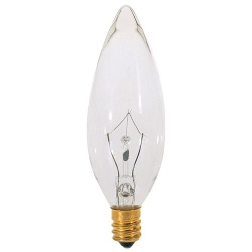 15 Watt BA9 1/2 Incandescent; Clear; 2500 Average