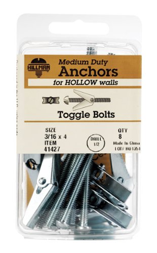 XL-TOGGLE BOLT RH 3/16X4