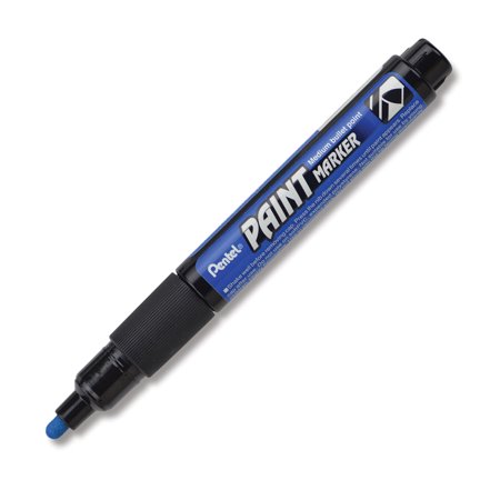 Paint Marker Blue Med Bullet Point