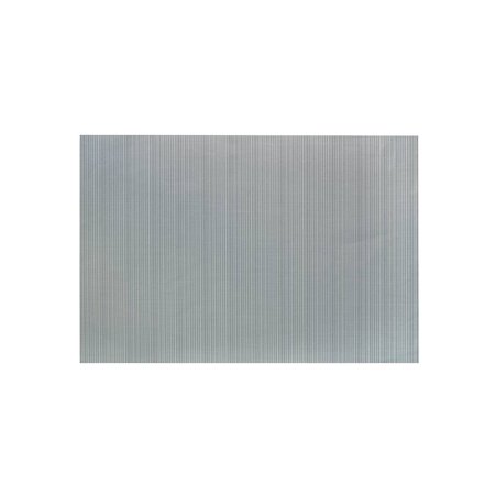 Gray Linnea Rib Vinyl Placemat