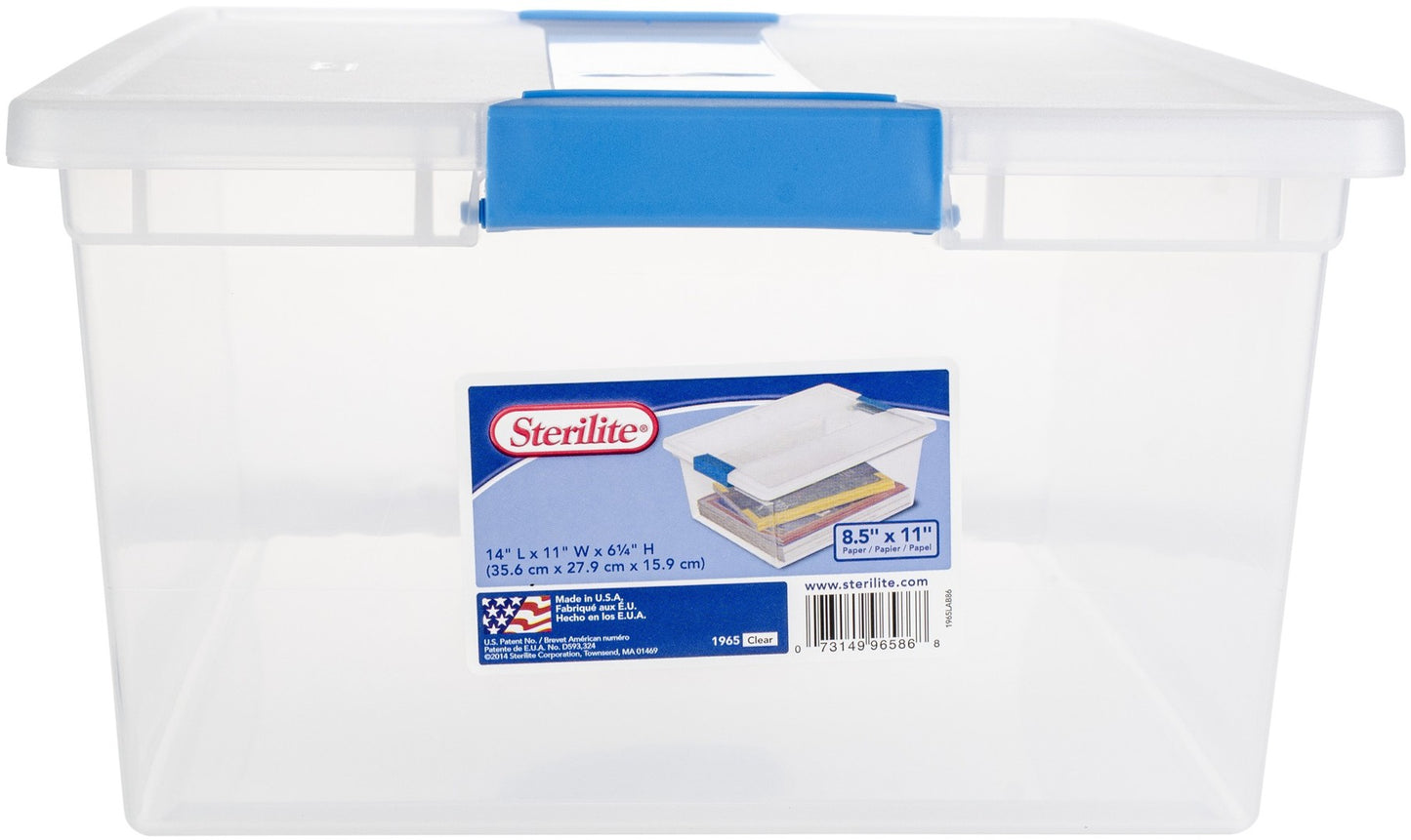 STORAGE CLIP BOX-14x11 x6.25