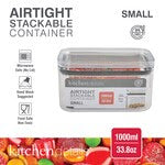 410	Airtight Rectangular Clear Food Storage Container - 1000 ML - 3.38 oz