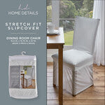 STRETCH CHAIR SLIP COVER- WHITE