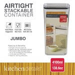 Airtigh Rectangular Clear Food Storage Container - 4100 ML - 138.6 oz