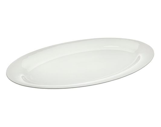12x8 Oval Platter Bone