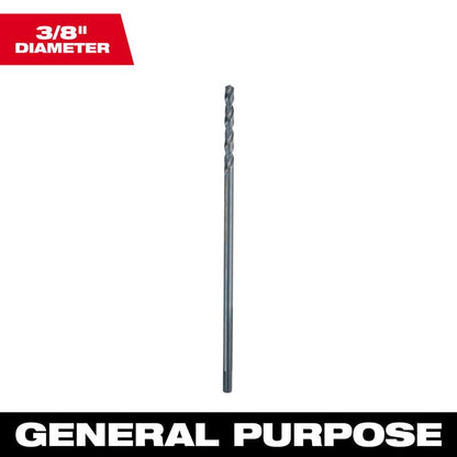DRILLBIT 3/8X12 BK OXIDE