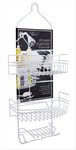 SHOWER CADDY ROUND WIRE WHITE