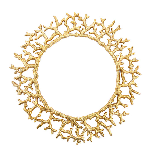 Coral Charger Set of 2