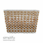 Paper Rope Large Tote -15x13x10 inch