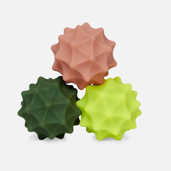 Speks Odds Soft Silicone Fidget Magnets, Silent Stress Relief Toys, Green Spurs