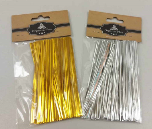 Gold & Silver Twisters 100 Pcs