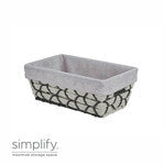 Cotton Rope Small Shelf Tote W.Removable Line