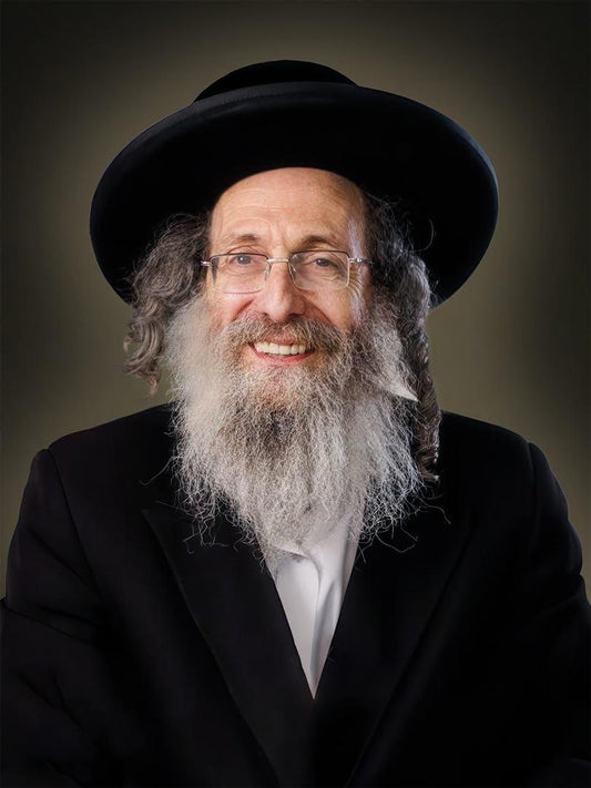 Rabbi Elimelech Biderman - Elegant Vinyl Portrait For Noy Sukkah