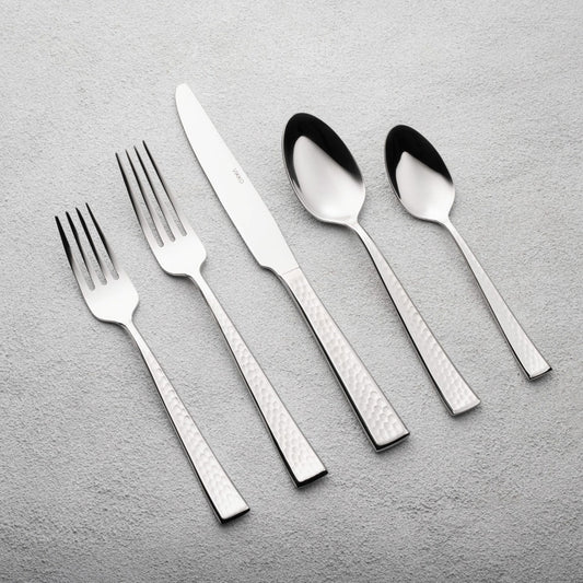 Vikko - Crown, Ruby, Shiny Silver, 18/10...20 Pc Flatware Set