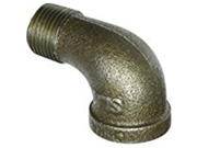1/2"""" Black Street Elbow