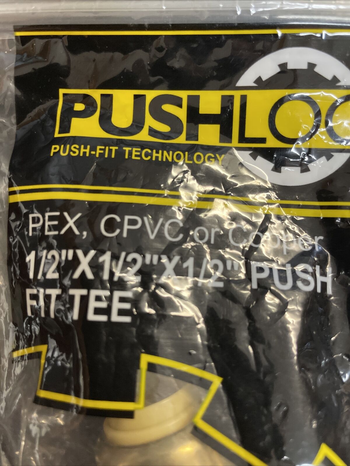 1/2'' X 1/2'' X 1/2'' Push Tee Pex Or Copper 2