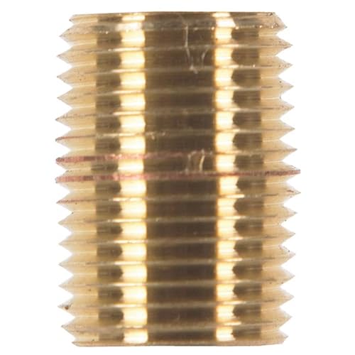 1/2'' X Close Brass Nipple