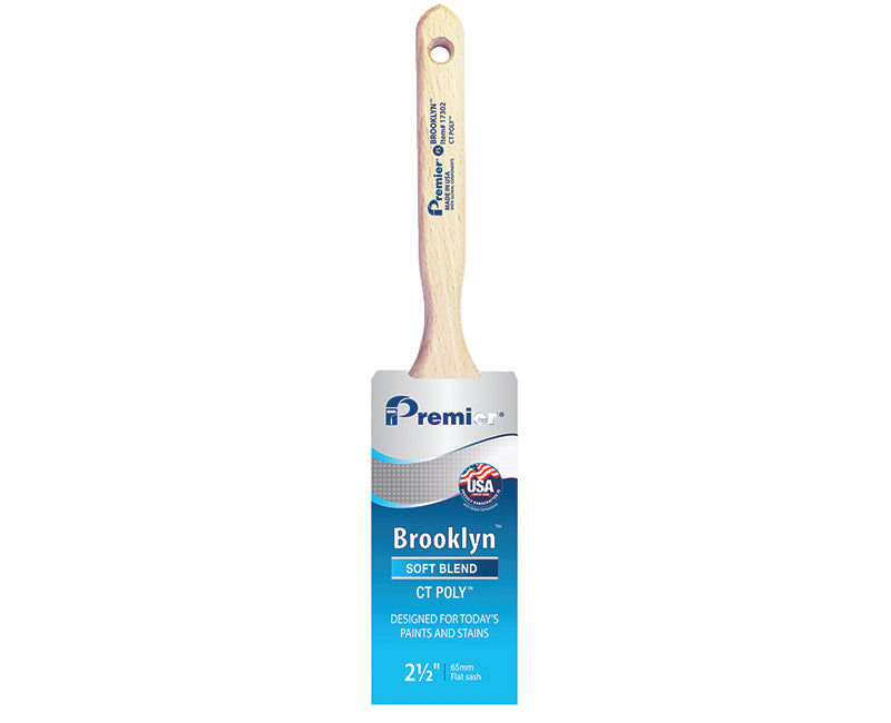 2-1/2" Brooklyn Flat Sash Poly Brush
