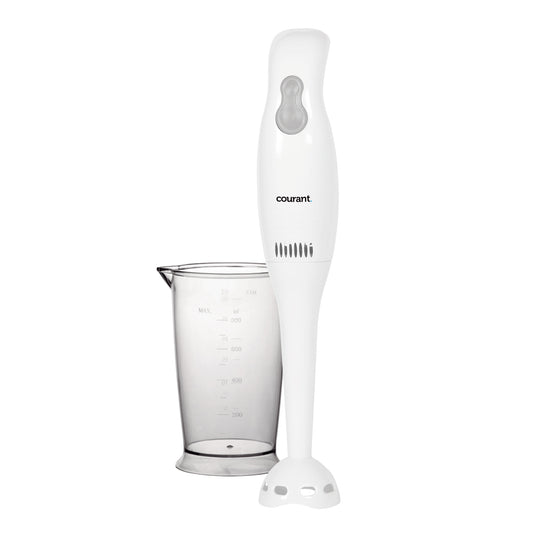 2-Speed Hand blender with measuring Cup, White