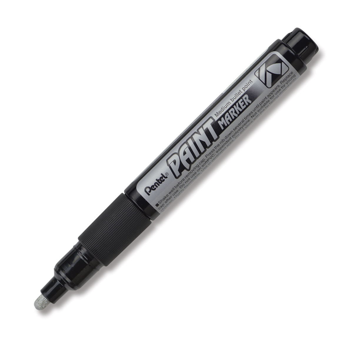 Paint Marker Silver Med Bullet Point
