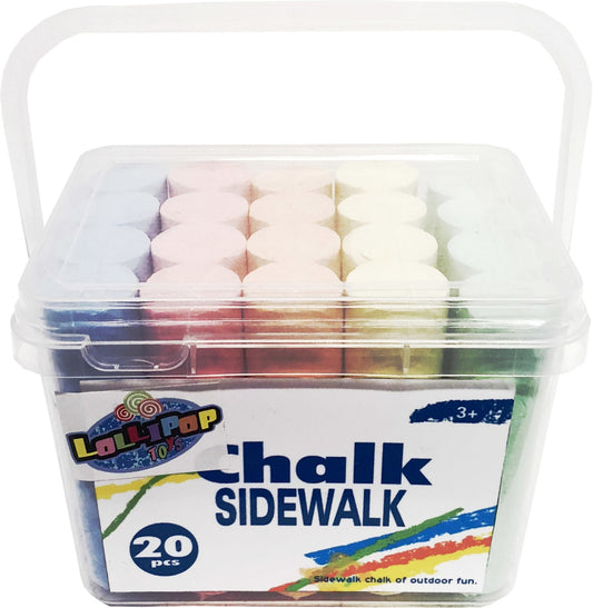 20 PC Sidewalk Chalk Set