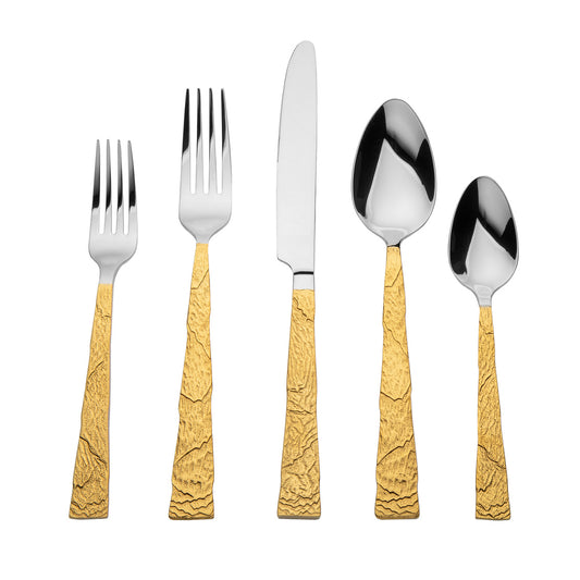 20 Pc. Flatware Set Ricci 18/10 S''S H. Crafted 1