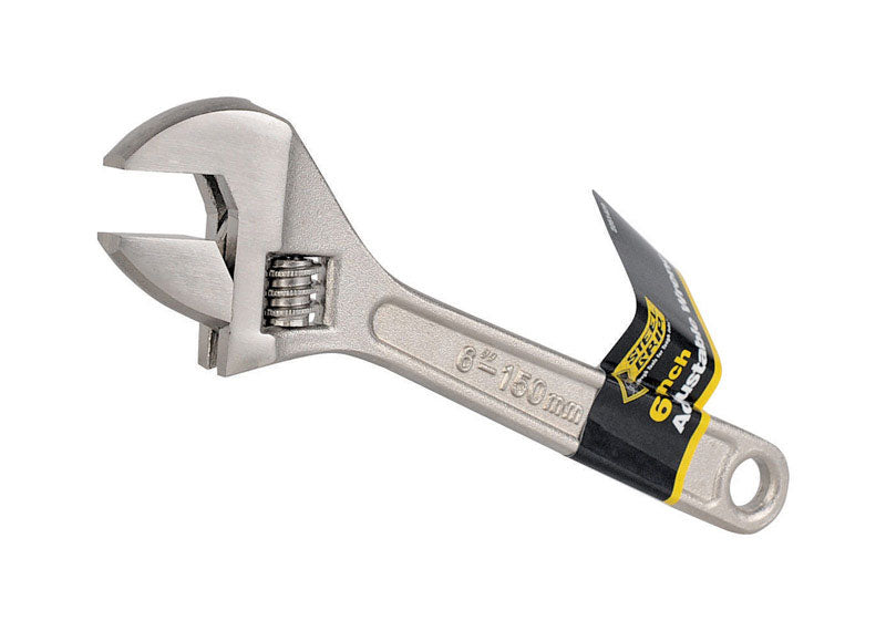 Â Steel Grip Adjustable Wrench 6 in. L 1 pc