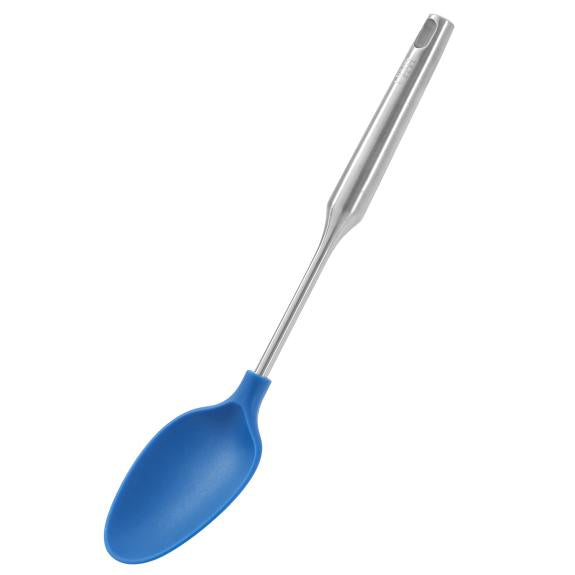 Ybm S''S Silicone Solid Spoon Blue