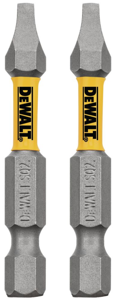 Dewalt Maxfit # 2 SQ Bit 2'' 2 Pk.