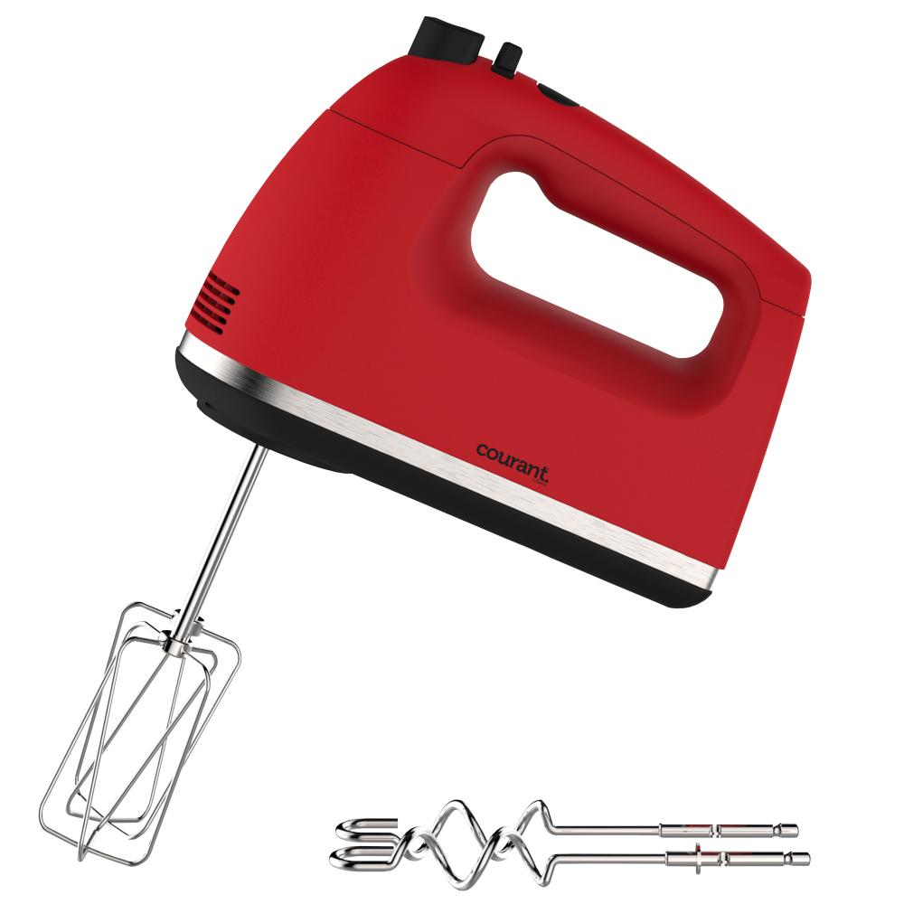 250W 5-Speed Hand Mixer - Red