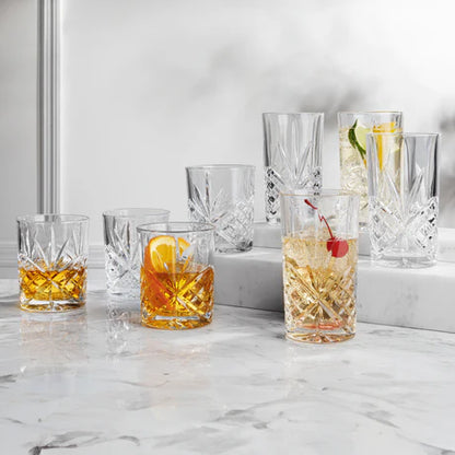 Dublin Crystal Highball, Set of 4