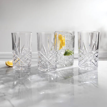 Dublin Crystal Highball, Set of 4