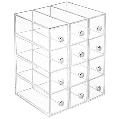 Drawer Tower 4 Drawer Flip Clear