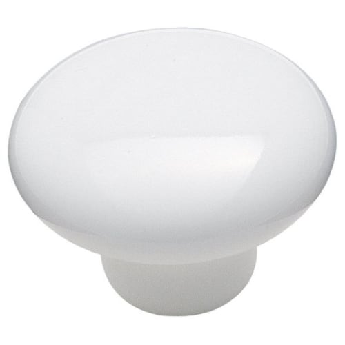 KNOB 1.5"RND WHITE