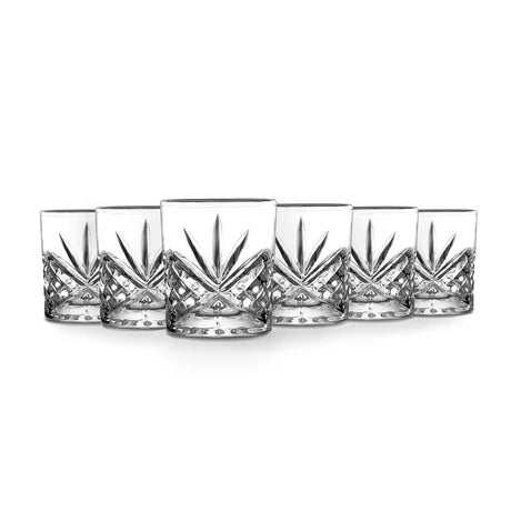 Dublin Crystal Whiskey Shot Glass, Set of 6