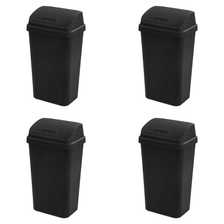 Sterlite Swingtop Garbage Can 13 Gal