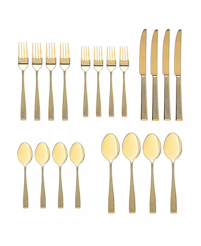 Godinger, Ingot Gold, 20 Piece Set, 18/10 Stainless Steel